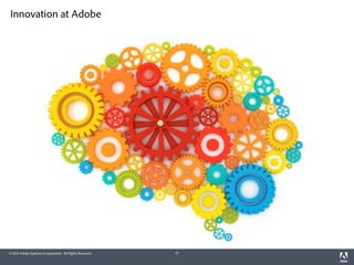 Innovation at Adobe




© 2012 Adobe Systems Incorporated. All Rights Reserved.   17
 
