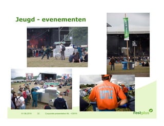 Jeugd - evenementen




 01.06.2010   32   Corporate presentation NL - V2010
 
