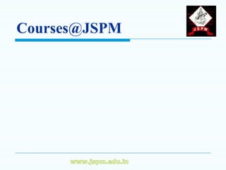 Courses@JSPM
 
