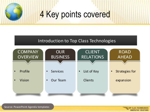 company overview slides
