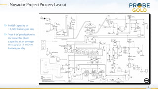 Novador Project Process Layout
8
▷ Initial capacity at
15,500 tonnes per day
▷ Year 6 of production to
increase the plant
capacity at an average
throughput of 19,200
tonnes per day
 