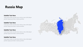 Subtitle Text Here
Lorem ipsum dolor sit amet, lacus nulla ac netus nibh aliquet
porttitor ligula justo libero vivamus porttitor
Subtitle Text Here
Lorem ipsum dolor sit amet, lacus nulla ac netus nibh aliquet
porttitor ligula justo libero vivamus porttitor
Subtitle Text Here
Lorem ipsum dolor sit amet, lacus nulla ac netus nibh aliquet
porttitor ligula justo libero vivamus porttitor
Subtitle Text Here
Lorem ipsum dolor sit amet, lacus nulla ac netus nibh aliquet
porttitor ligula justo libero vivamus porttitor
Russia Map
 