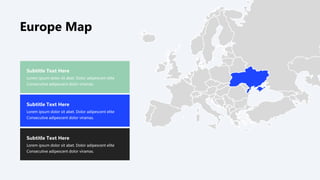 Subtitle Text Here
Lorem ipsum dolor sit abet. Dolor adipescent elite
Consecutive adipescent dolor viramas.
Subtitle Text Here
Lorem ipsum dolor sit abet. Dolor adipescent elite
Consecutive adipescent dolor viramas.
Subtitle Text Here
Lorem ipsum dolor sit abet. Dolor adipescent elite
Consecutive adipescent dolor viramas.
Europe Map
 