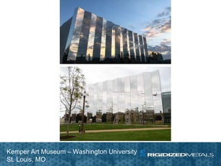 Kemper Art Museum – Washington University
St. Louis, MO
 