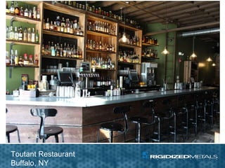 Toutant Restaurant
Buffalo, NY
 