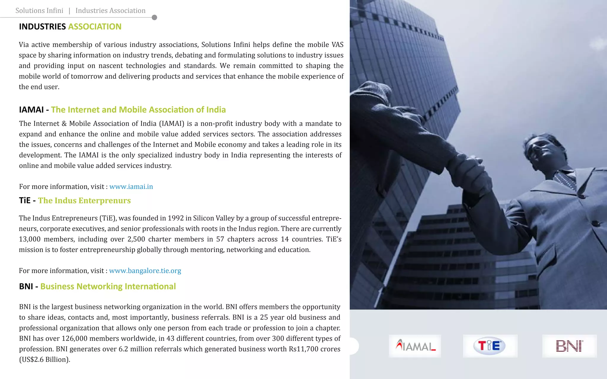 Solutions Infini Corporate Profile | PPT