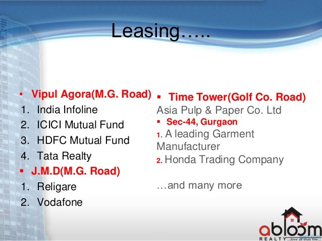 Corporate Profile Of Abloom Realty Services Pvt Ltd