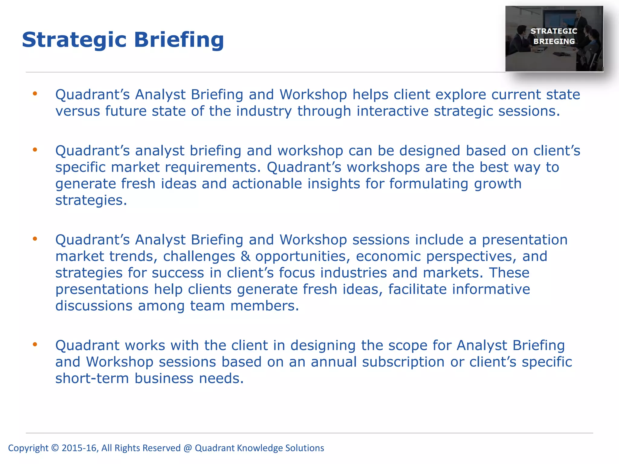 Corporate profile quadrant knowledge solutions pdf management