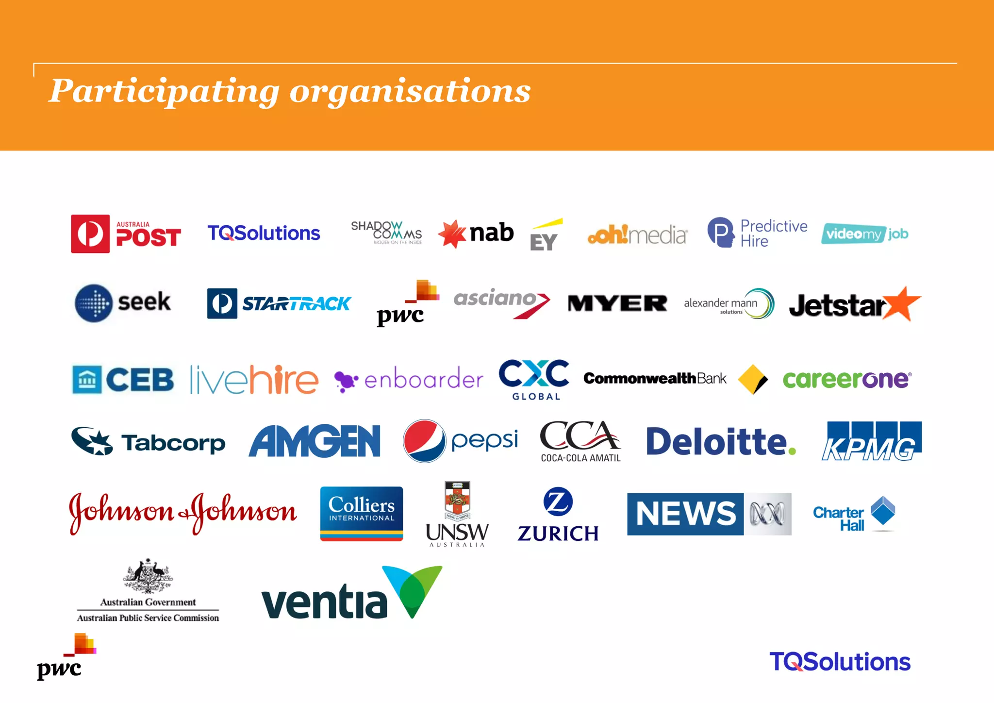 PwC
Participating organisations
3PwC
 