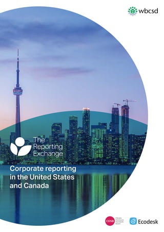 Ecodesk
TM
Corporate reporting
in the United States
and Canada
 