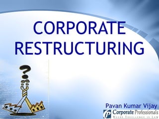 CORPORATE RESTRUCTURING Pavan Kumar Vijay 