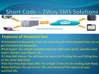Corporate services bulk SMS | PPTX
