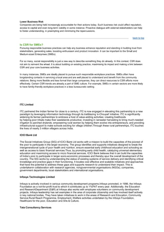 Corporate social responsibility