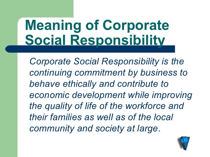 corporate social responsibility definition