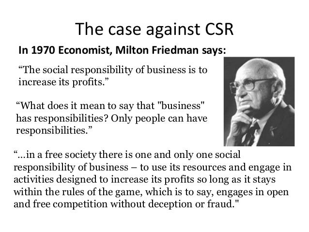 Corporate social responsibility