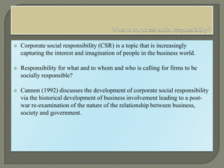 Corporate social responsibility of RIL