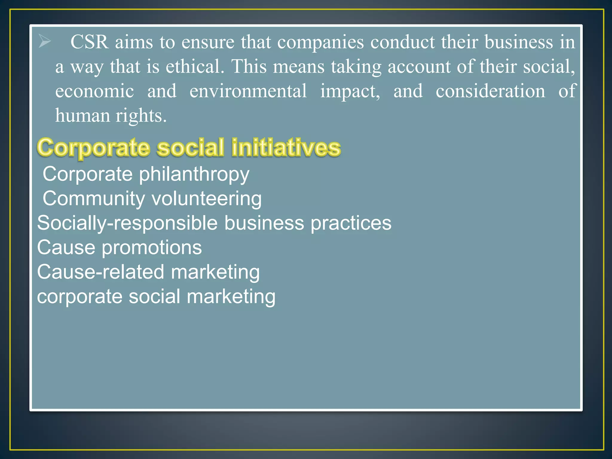 Corporate social responsibility | PPTX