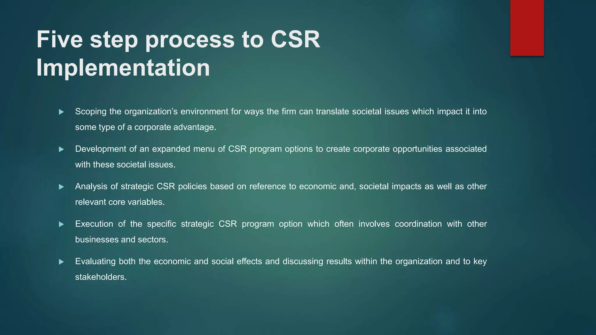 Corporate social responsibility | PPTX