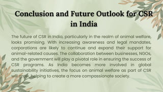 Corporate Social Responsibility - India Animal Fund | PDF