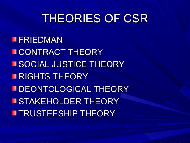 hypothesis of csr Sustainability and corporate social responsibility (csr) so any business model who focuses on addressing social and/or environmental externalities is in my view would be a csr model but they are based on csr theory. hypothesis of csr Sustainability and corporate social responsibility (csr) so any business model who focuses on addressing social and/or environmental externalities is in my view would be a csr model but they are based on csr theory.