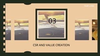 CSR AND VALUE CREATION
03
 