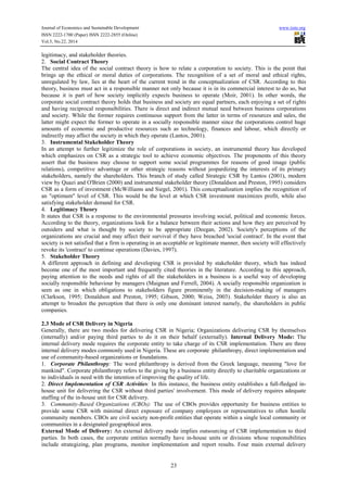 Corporate social responsibility in nigerian banking industry | PDF