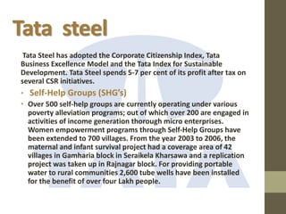 Corporate social responsibility of TATA | PPTX