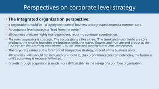 Corporate Strategy - Chapter 5 - Corporate level Strategy | PPTX