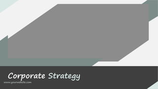 Corporate Strategy
www.yourwebsite.com
 