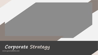 Corporate Strategy
www.yourwebsite.com
 