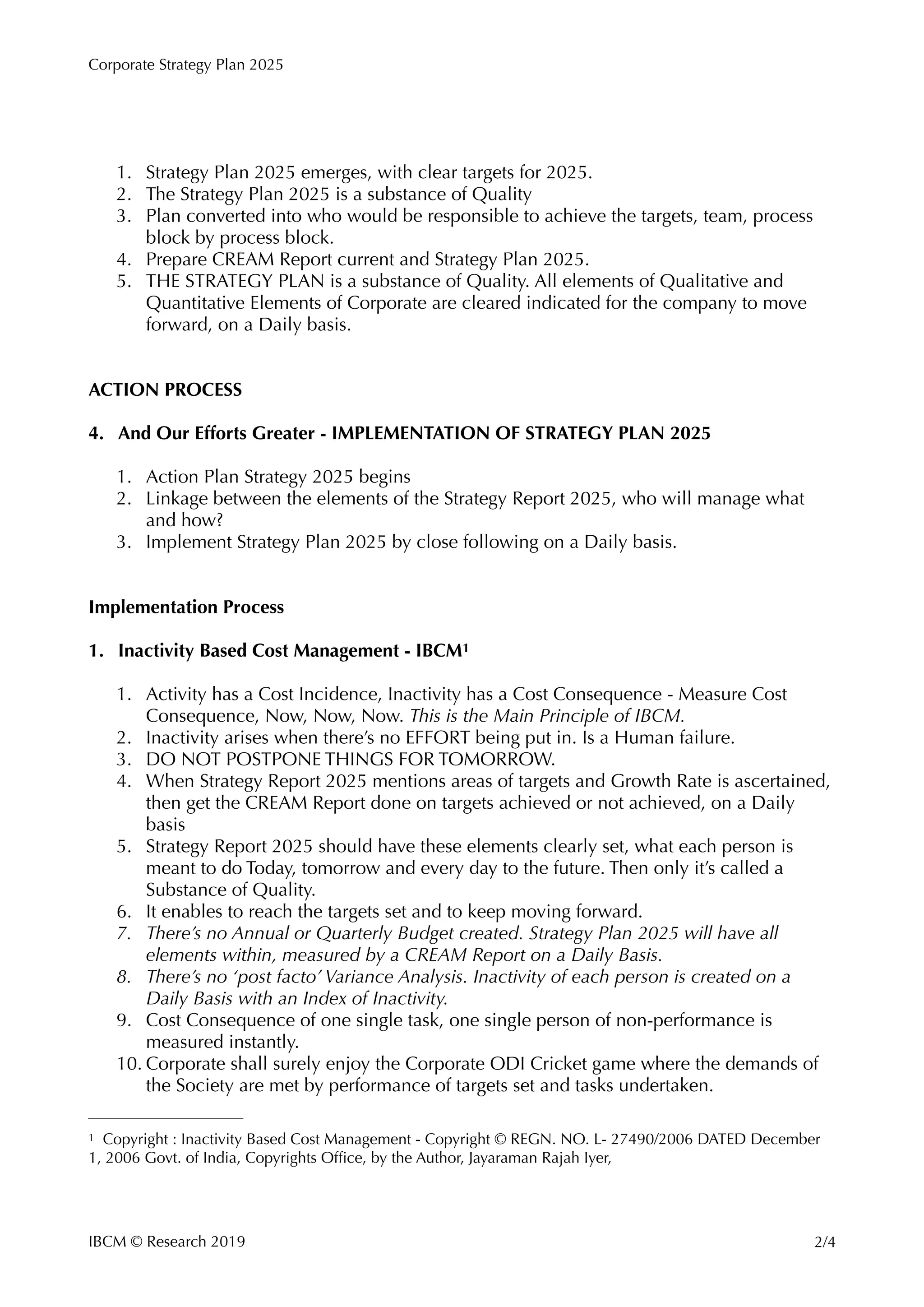 Corporate strategy report 2025 PDF