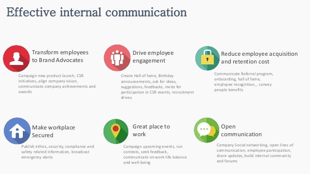 Creating effective internal communications