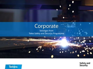 Solutions from
Tekes Safety and Security Programme

 