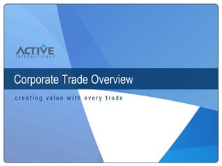 Corporate Trade Overview 