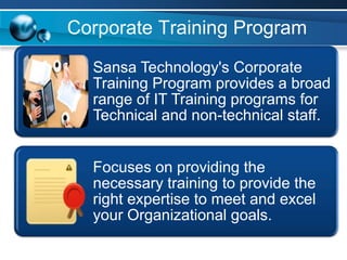 Corporate Training Program