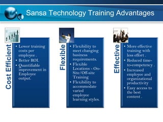 Sansa Technology Training Advantages