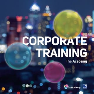 The Academy
CORPORATE
TRAINING
 