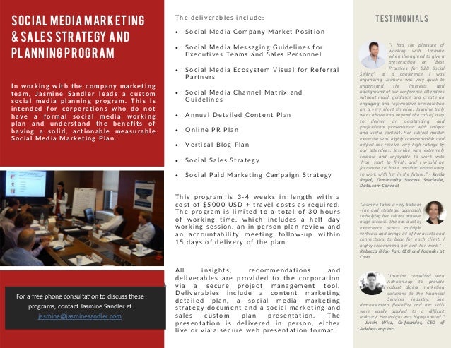 social media strategy options social media corporate training progr social media training flyer