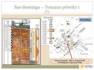 Primary Gold Targets Outline
12
 