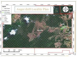 Auger drill Locality Plan
 
