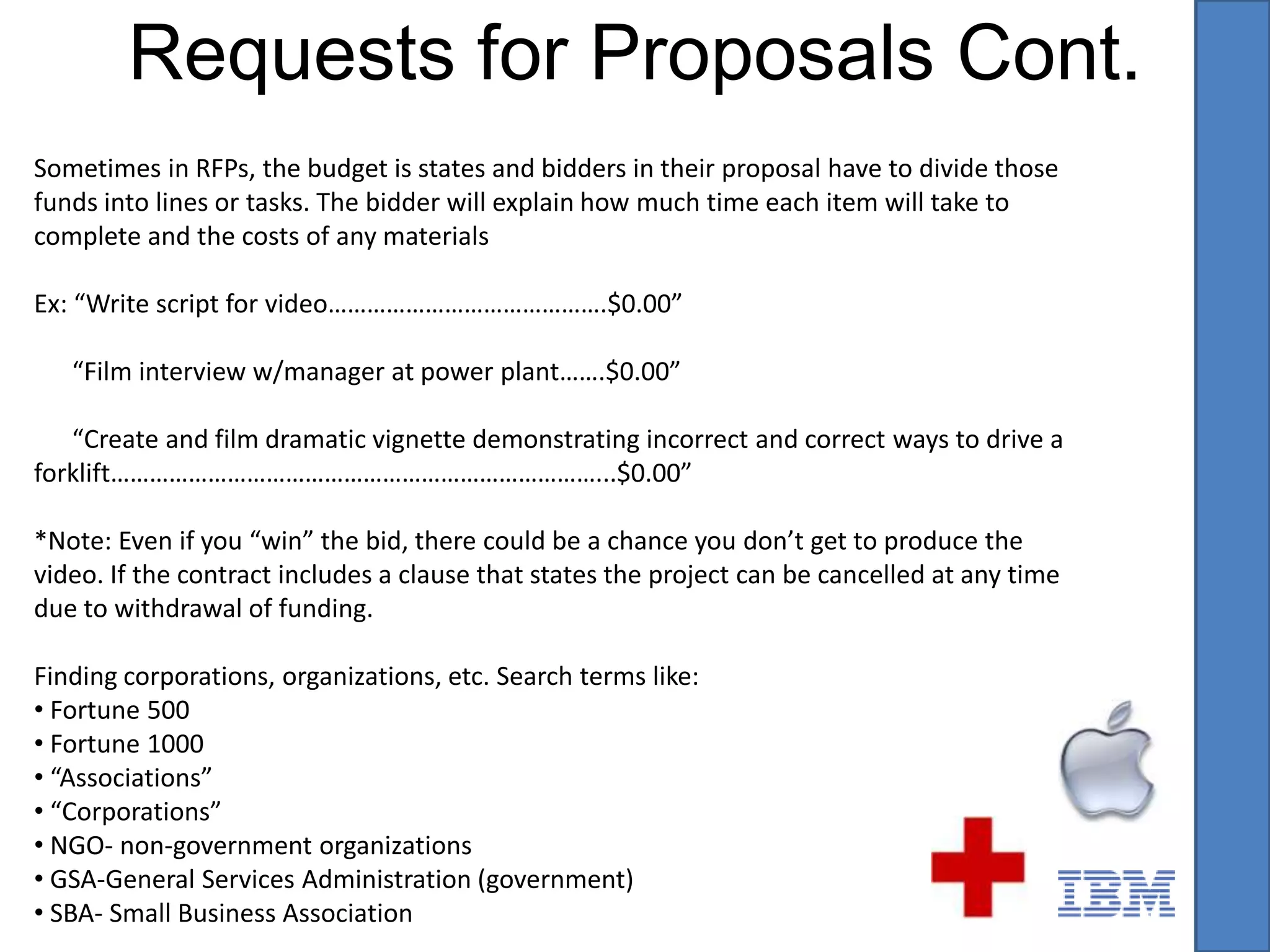 Explain you would like to write a script, starting with a TREATMENT for their approval -Do not give a budget prior to the script’s approval, however you do want to state a price for your script services Make sure to establish your functions as producer as well as any needs you might have of the client (hiring more people, specialists/experts, etc.)