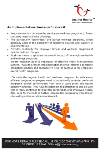 Guidelines for Corporate Wellness Programs | PDF