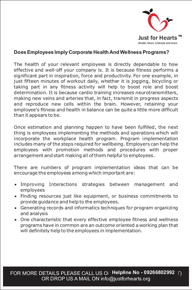 employee wellness programs ideas