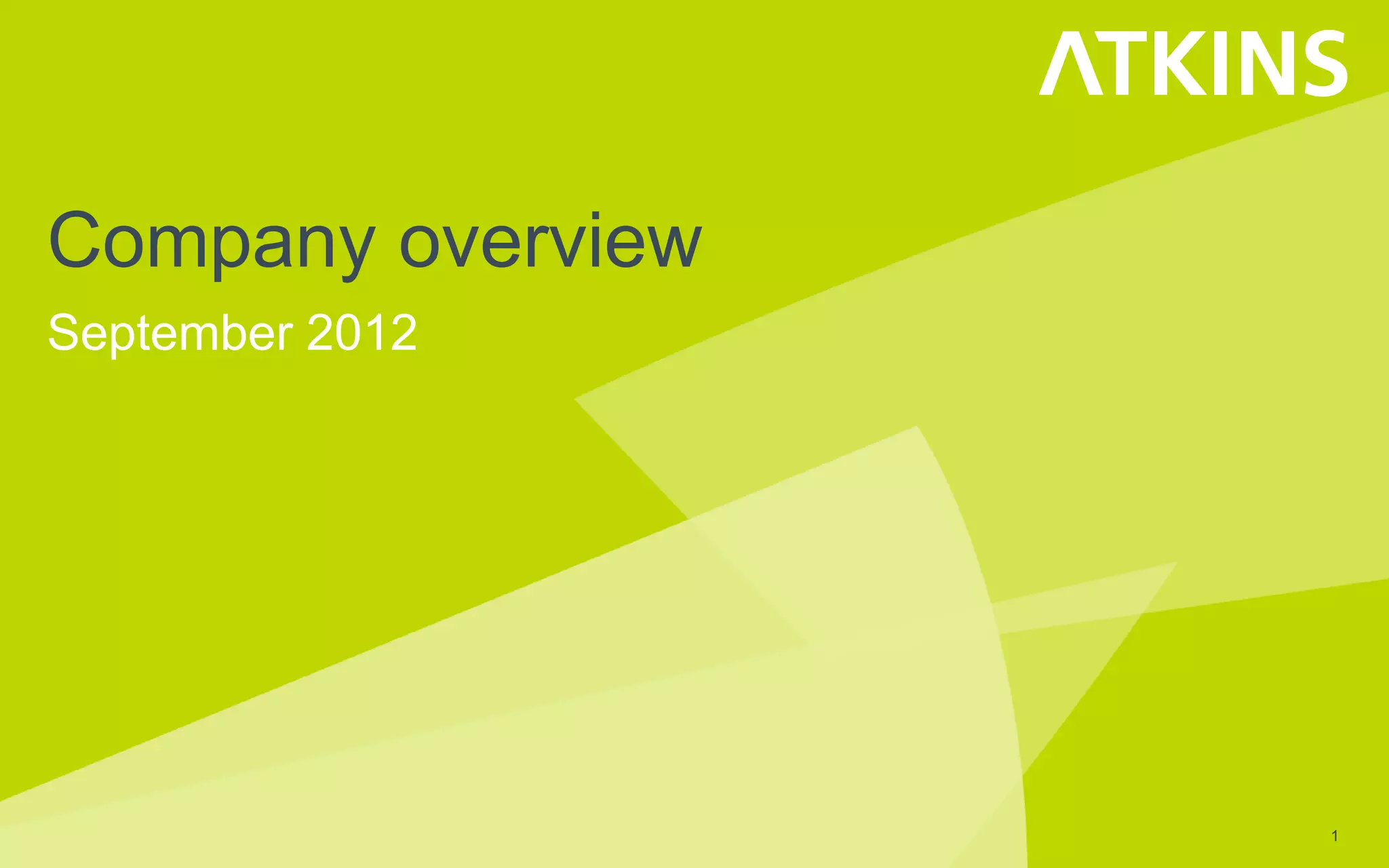 Atkins Corporate Presentation | PPTX