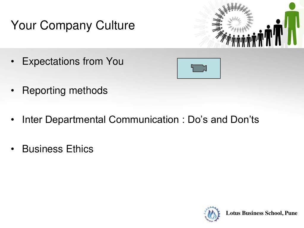 Corporate expectations