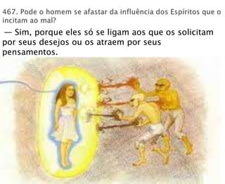 — Sim, porque eles só se ligam aos que os solicitam
por seus desejos ou os atraem por seus
pensamentos.
 
