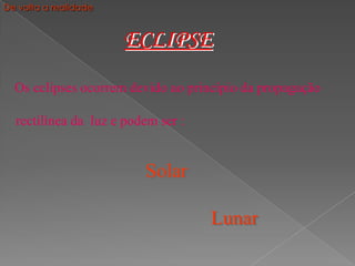 Corpos Transparentes   Experiencias Com A Luz