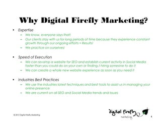 Digital Firefly Marketing Corporate Presentation
