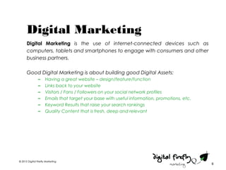 Digital Firefly Marketing Corporate Presentation