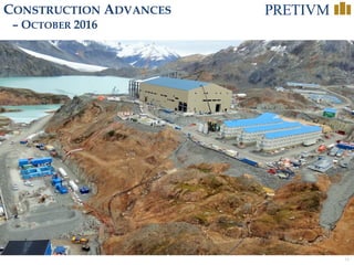 14
CONSTRUCTION ADVANCES
– OCTOBER 2016
 